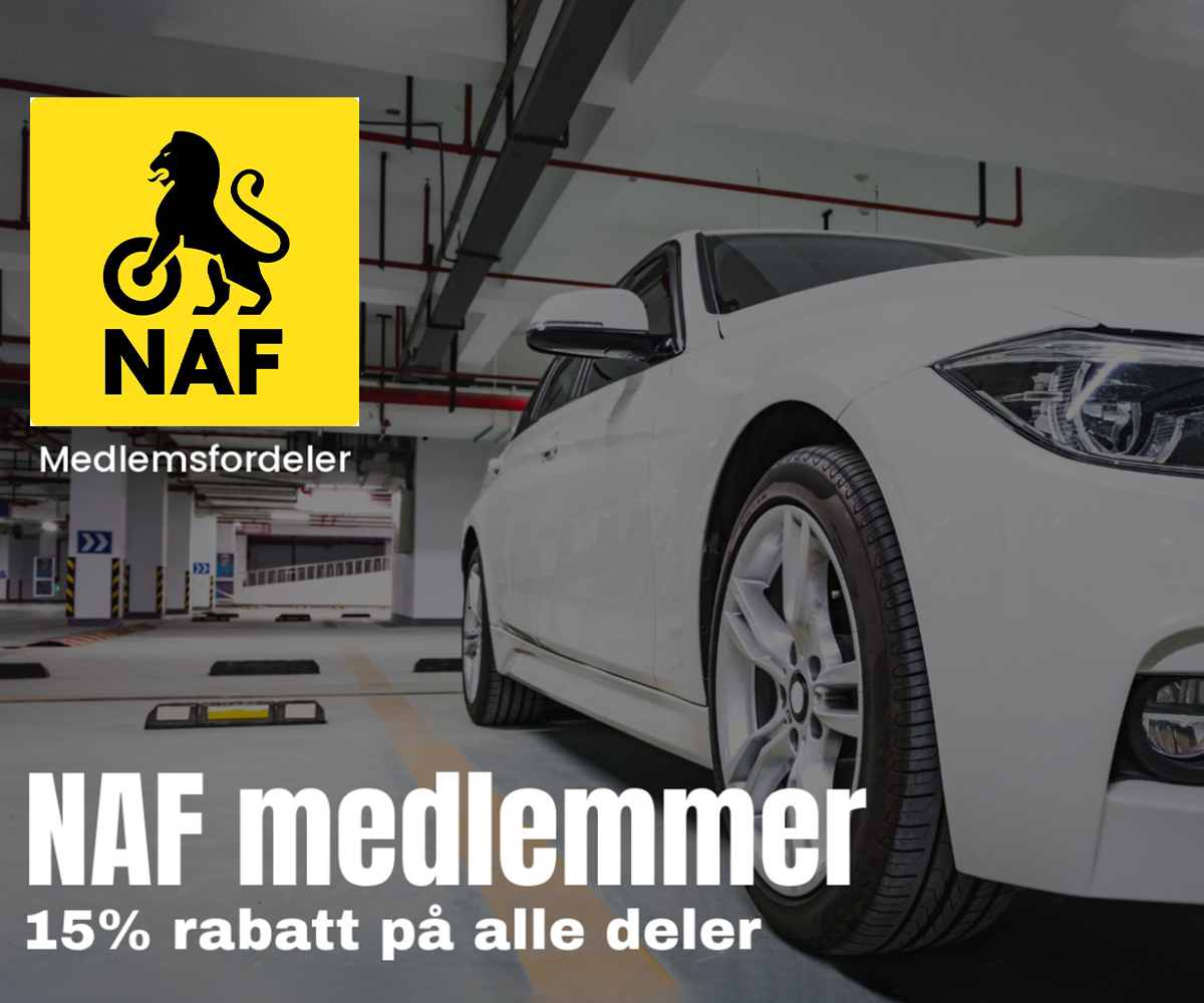 NAF mmedlemsrabatt hos Norgesdel